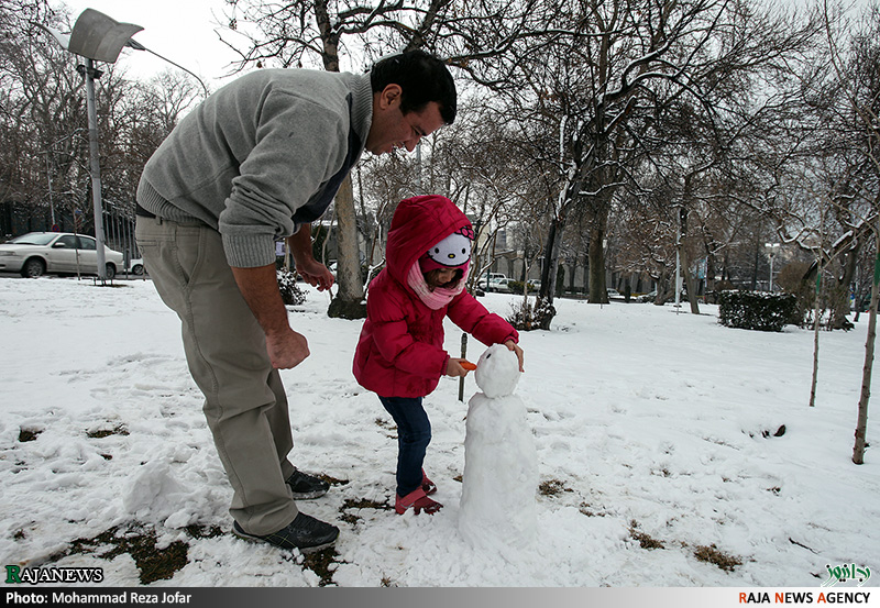 تصاویر:: بارش برف در تهران